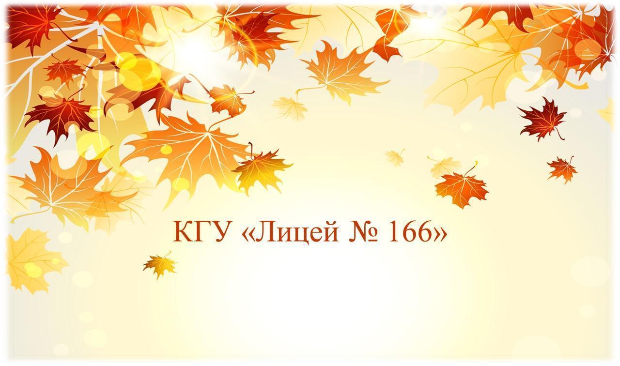 КГУ "Лицей № 166"