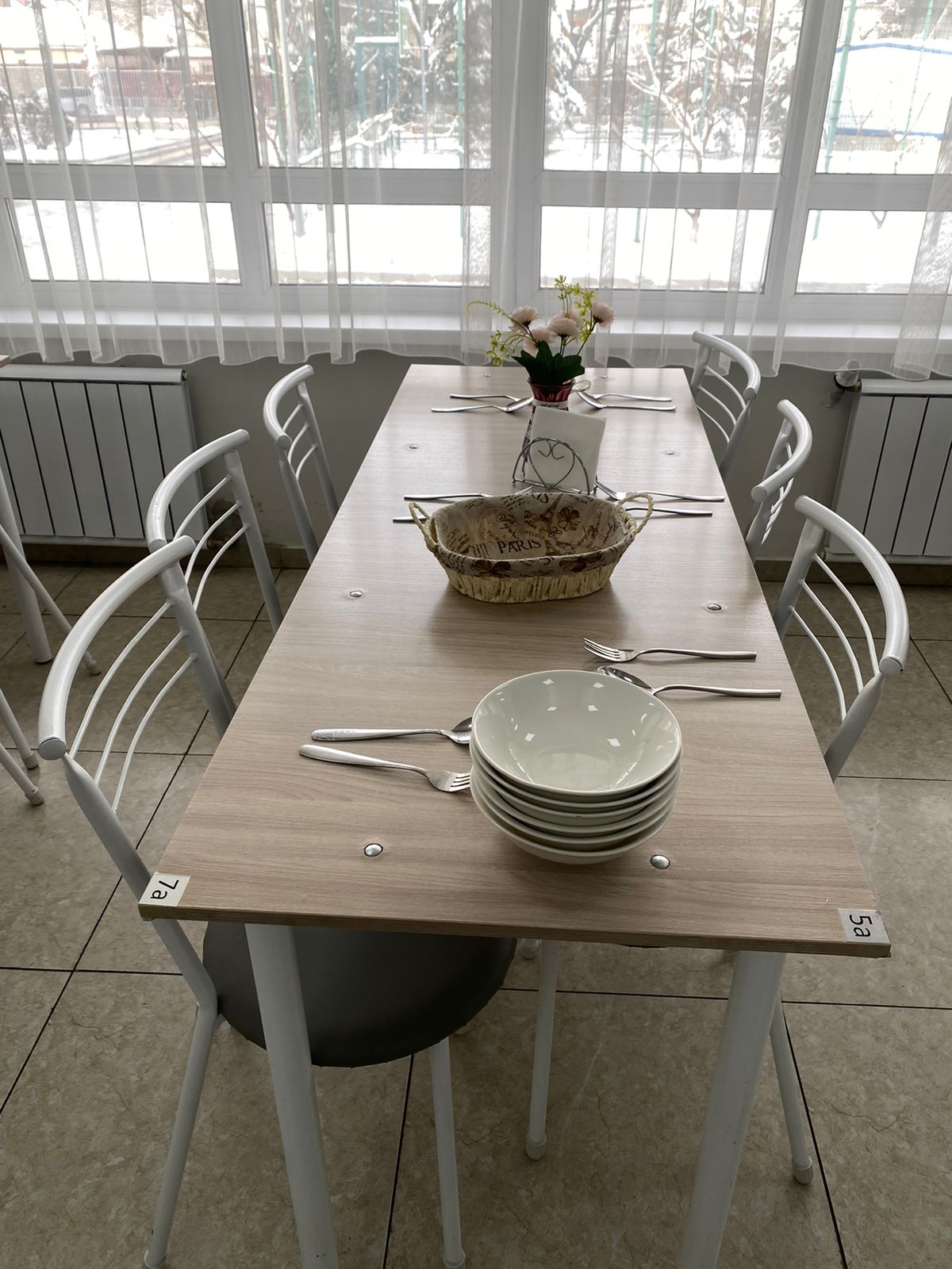 Столовая КГУ "Лицей №166". Организация питания