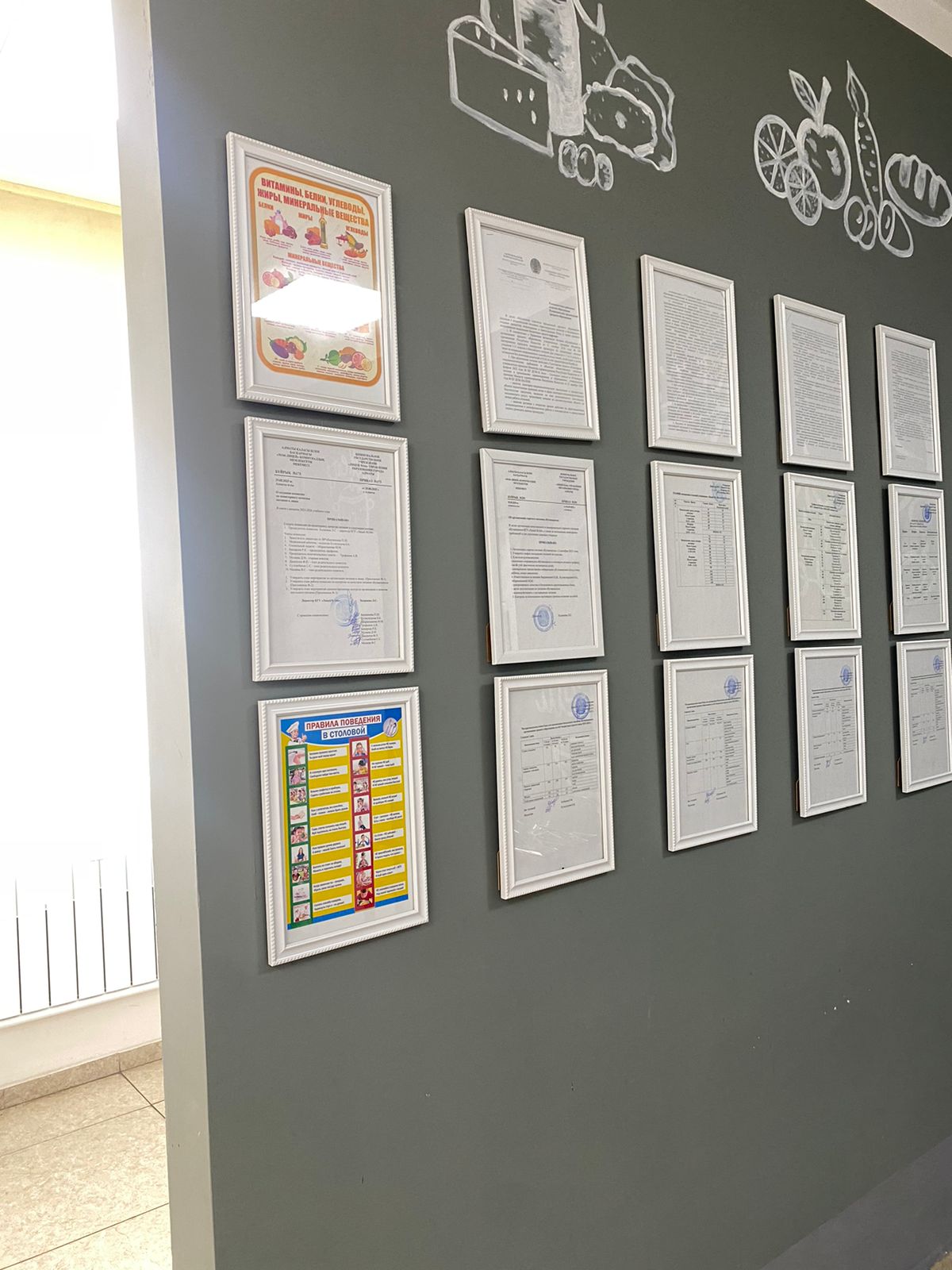 Утвержденное меню